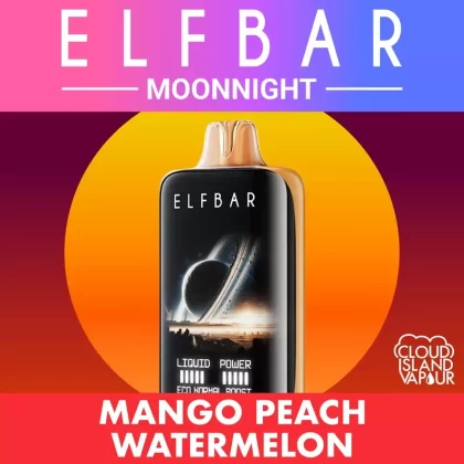 ELF BAR MOONNIGHT 70K Disposable Vape – Mango Peach Watermelon