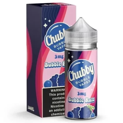 Chubby Bubble E-Liquid – Bubble Razz 100ml