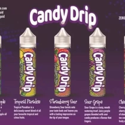 Candy Drip Premium E Liquid Vape Juice 50/70 VG 30 PG 0mg Short fill