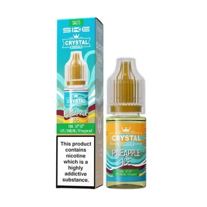 SKE CRYSTAL ORIGINAL PNIEAPPLE ICE 10ML NIC SALT E-LIQUID