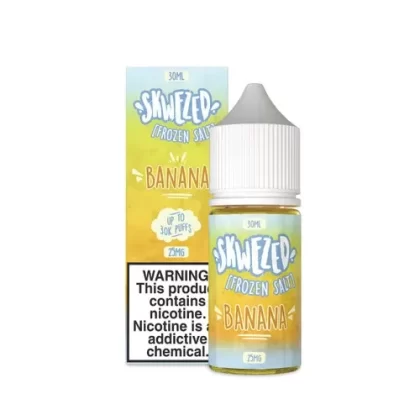 Skwezed Frozen Banana 30ml Salt E-Juice - Eliquidsupply