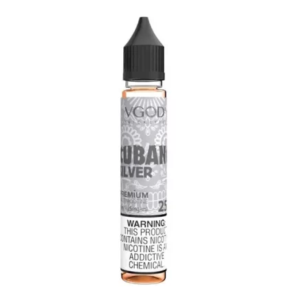 VGOD SALTNIC CUBANO SILVER 30ML (25MG – 50MG) - Vapebar Pk