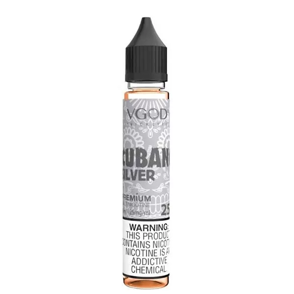 VGOD SALTNIC CUBANO SILVER 30ML (25MG – 50MG) - Vapebar Pk