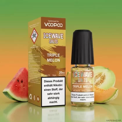 ICEWAVE Salt – Triple Melon - Vapebazar