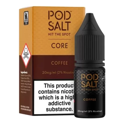 Coffee By Pod Salt Core 10ml - Nicotine Strength#20mg (Salt)>5mg (Salt)>10mg (Salt) (A35123)