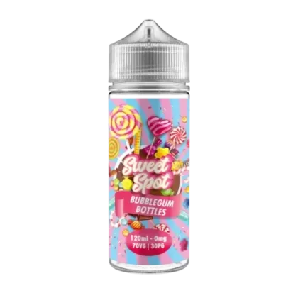 BUBBLEGUM BOTTLES E LIQUID BY SWEET SPOT 100ML 70VG
