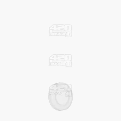 POLLEN GEAR | CC6 Concentrate Jar Silicone Caps | 24mm – Clear – 1000 Count