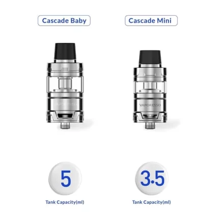 Vaporesso Cascade Baby-Mini Sub Ohm Tank Atomizer (5ML)-3.5ML - Purple / 3.5ml