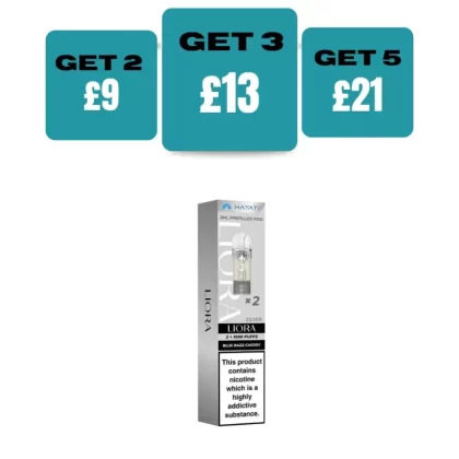 Hayati Liora Prefilled Pods - £4.99 or 2 for £9 - Banana Ice