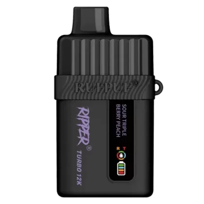 RIPPER TURBO 12K Disposable Vape – Sour Triple Berry Peach