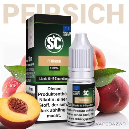 SC Liquid – Pfirsich - 6mg/ml, 3mg/ml