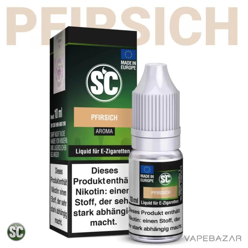 SC Liquid – Pfirsich - 6mg/ml, 3mg/ml - Image 2