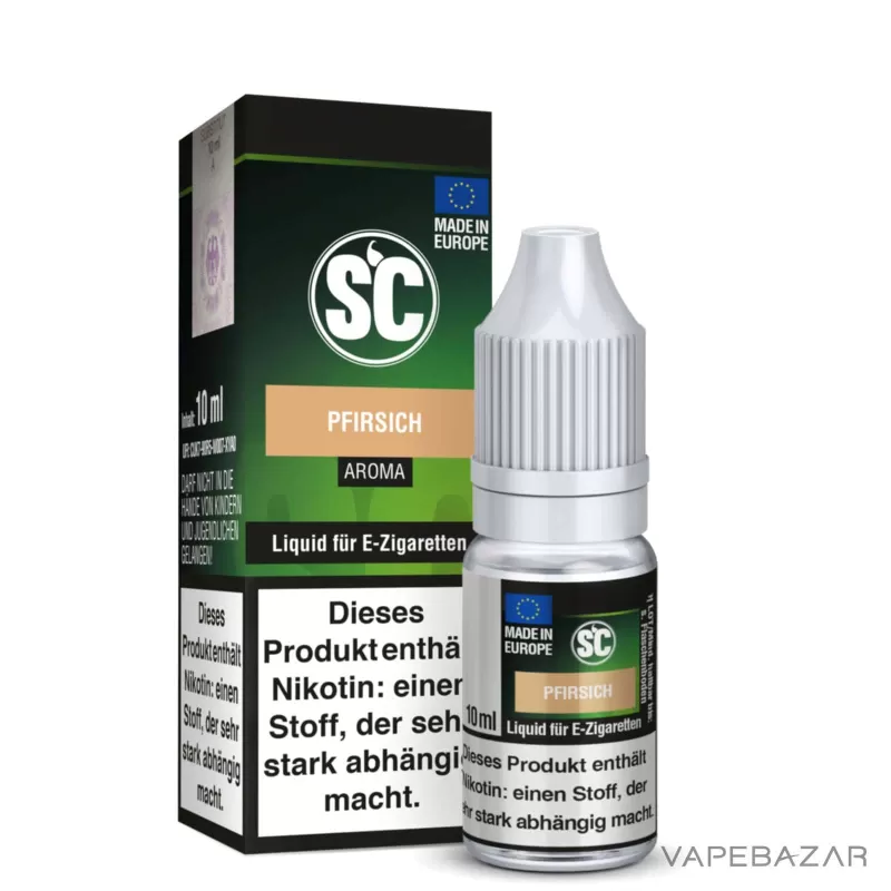 SC Liquid – Pfirsich - 6mg/ml, 3mg/ml - Image 3