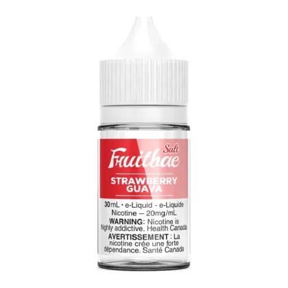 Fruitbae Salt E-Liquid – Strawberry Guava 30ml - Nicotine Strength#12mg/ml>20mg/ml