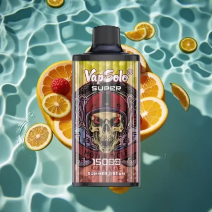 Vapsolo Super 15000 Puffs Disposable Vape – Summer Dream Flavor, 40ml E-Liquid, 850mAh Mesh Coil, Type-C Charging - Bangvapeaustralia