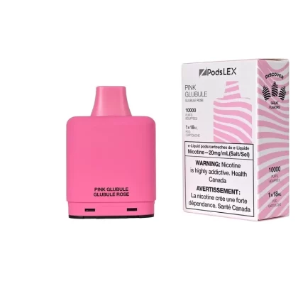 ZPODS LEX Pod System – 10K Puff Vape Pods – Pink Glubule - Eliquidsupply