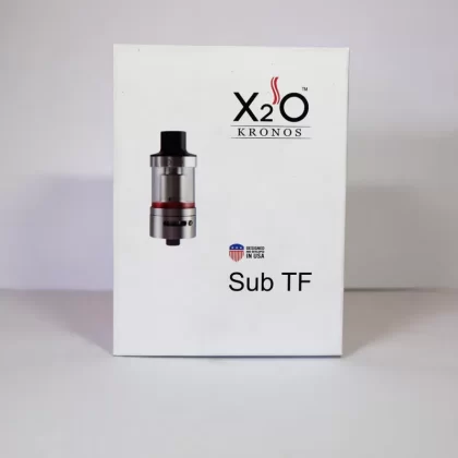X2O Kronos SUB-TF (TOP-FILL) 22mm 0,3 ohm – Tank - E Ciggbolaget Se