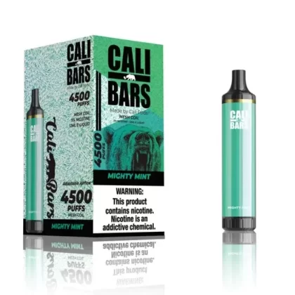 Cali Bars 4500 Puffs Vape - Pack Count#Single Pack~Flavor#Blue Raspberry Lemonade>Frozen Blackberry>Frozen Grape>Frozen Kiwi Lemonade>Frozen Strawberry Kiwi~Nicotine#50MG