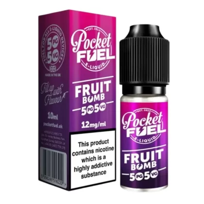 Fruit Bomb 50/50 E-Liquid by Pocket Fuel (10ml) - 3mg