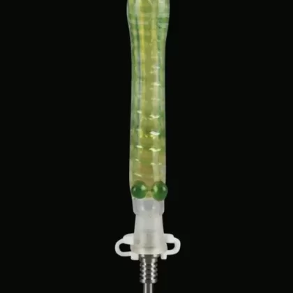 Glass Dab Collector Straw with 10mm Titanium Tip - Ejuicewarehouse
