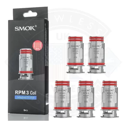 Smok RPM 3 Replacement Coils 5 Pack - Size#0.23ohm>0.15ohm
