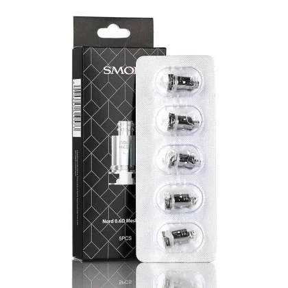 SMOK NORD REPLACEMENT COILS - Resistance#1.4ohm Kanthal Coils>1.5ohm Ceramic Coils>0.6ohm Mesh Coils