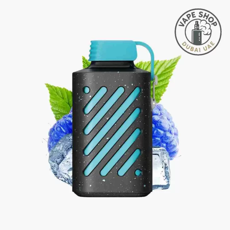 Vozol gear 10000 puffs zero (0%) nicotine vape Buy in Dubai - Vape Product, BOX OF 10 PCS; Blue Razz Ice, Blue Razz Lemon (5D45CC) - Image 2