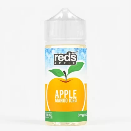 Daze Reds Mango Apple Iced Vape Juice 100mL - Motivapeaustralia
