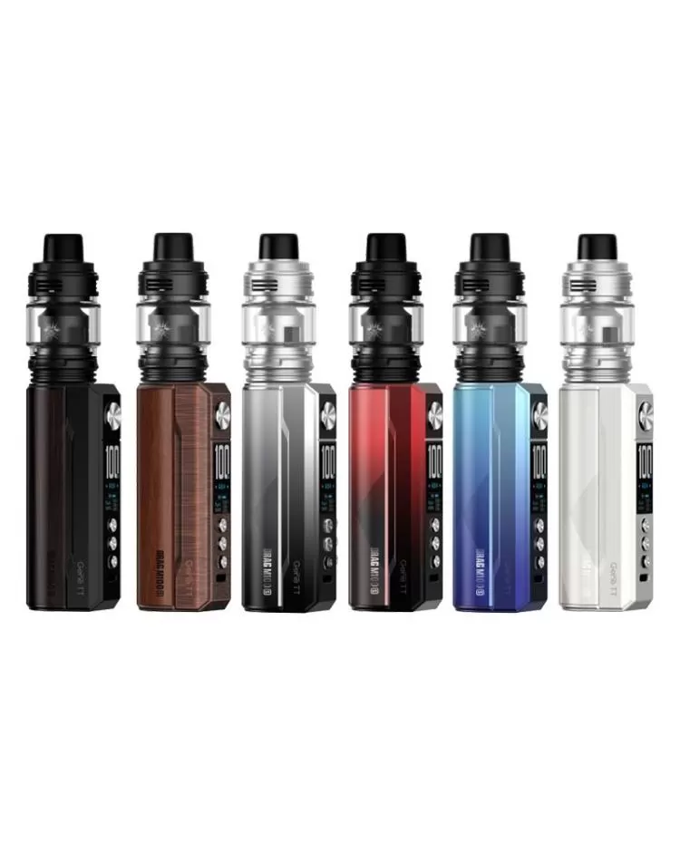 VOOPOO Drag M100S Uforce-L 100W Starter Kit - Antique Brass & Padauk, Black & Darkwood (BADB54)