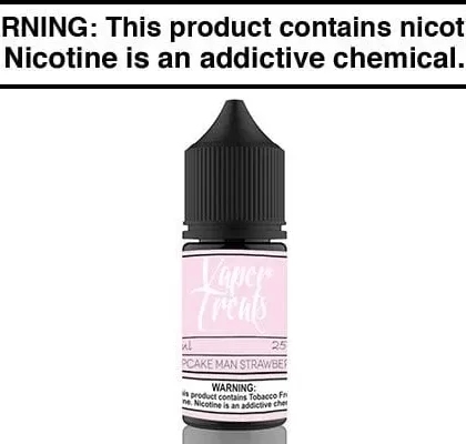 CUPCAKE MAN STRAWBERRY BY VAPER TREATS SALT 30ML - Vapejuice