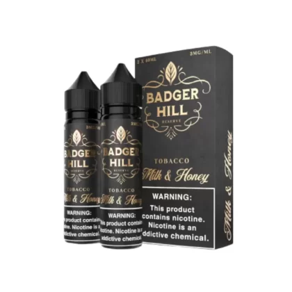 Badger Hill Reserve Milk & Honey Tobacco 120ml E-Juice - Ecigmafia