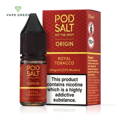 Royal Tobacco Nic Salt E-Liquid by Pod Salt Origin - Eliquidsupply