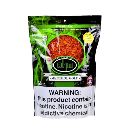 OHM Mild Mint Pipe Tobacco Bag - Color#6oz>16oz>5lb (7FC3A1)