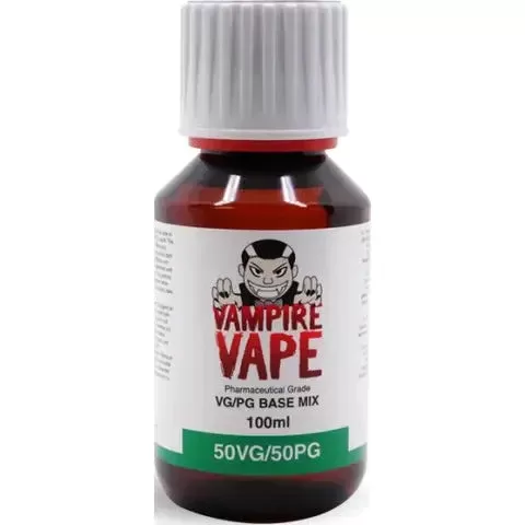 Vampire Vape Base Mix 50VG/50PG 100ml - Ejuicewarehouse