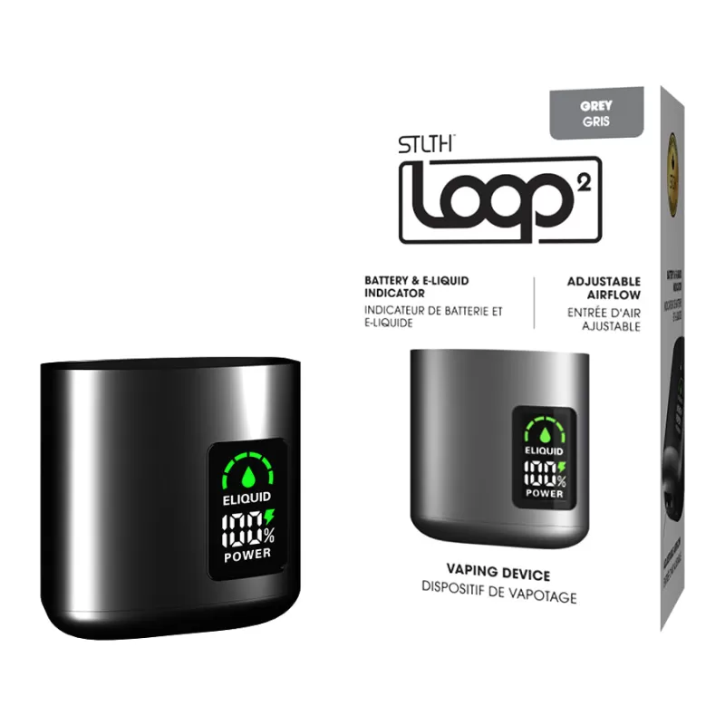 STLTH Loop 2 Closed Pod Vape Device - Loop 2 Black
