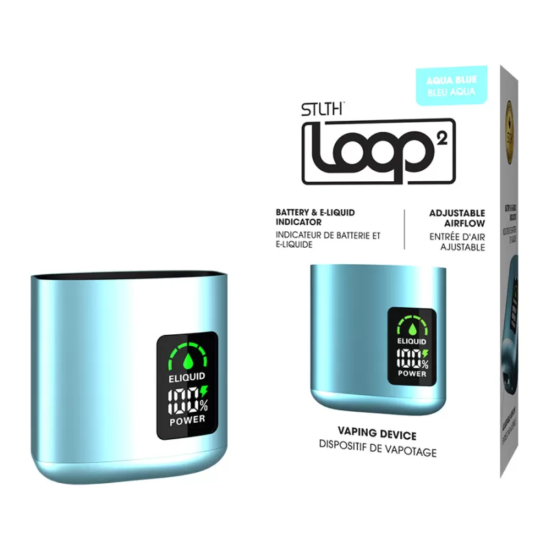 STLTH Loop 2 Closed Pod Vape Device - Loop 2 Black - Image 3