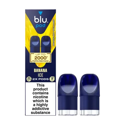 Banana Ice Blu Bar Pods - Vapeshop Co