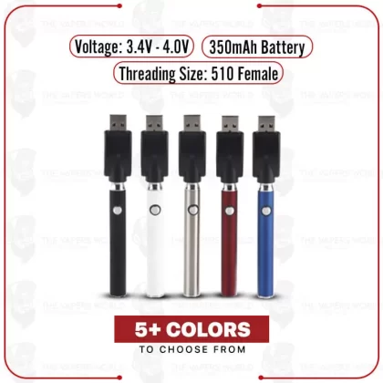 5To 350mAh Battery - Black, Stainless Steel (21A320)