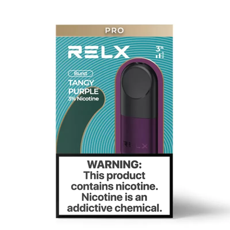 RELX Pod Pro – Tangy Purple (Grape ICE) – 3% Nicotine - Vapebazaar Pk