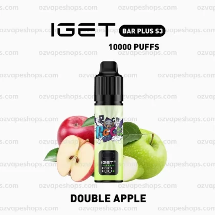 IGET Bar Plus S3 Kit – Double Apple - Ozvapeone (D35D8D)