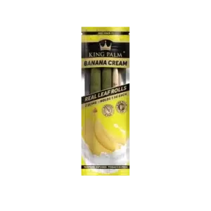 King Palm | Slim 1.5g | Banana Cream | 2pk - Vape Store