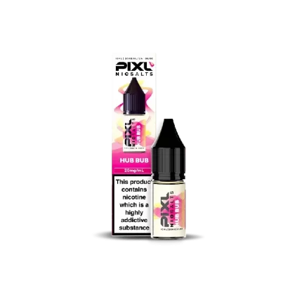 PIXL Nic Salt E-Liquid Hub Bub 10ml - Nicotine Strength#20mg>10mg (49C24D)