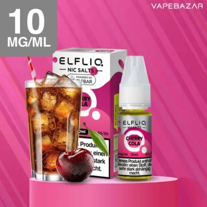 Elfliq Nikotinsalz Liquid 10ml – Cherry Cola 10mg/ml Nikotin