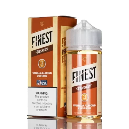 Finest E-Liquid - Desert Edition - Vanilla Almond Custard - 100mL (DISCONTINUED) - 3mg
