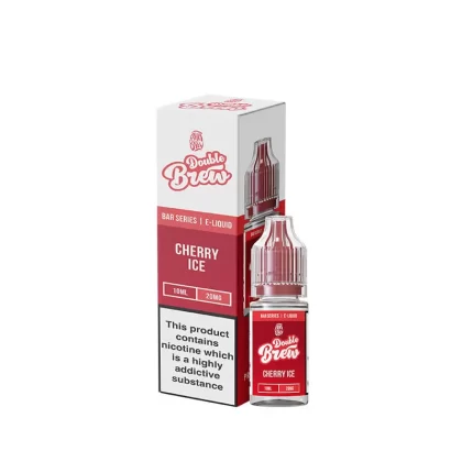 Ohm Brew Double Brew Cherry Ice 10ml Nic Salt E-Liquid - 5mg