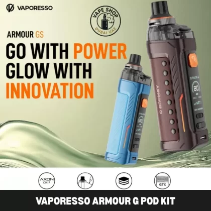 VAPORESSO Armour G Pod Kit Build-In Battery in Dubai - Black, Blue