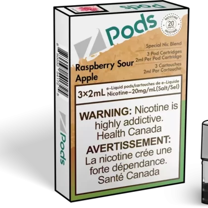 RASPBERRYSOUR APPLE – Z PODS ( SUPREME NIC BLEND)