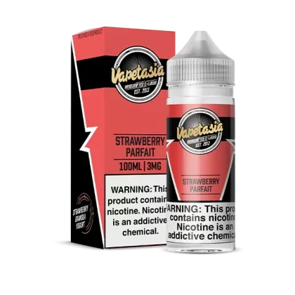 Vapetasia Strawberry Parfait eJuice - 100mL 6mg, 100mL 3mg