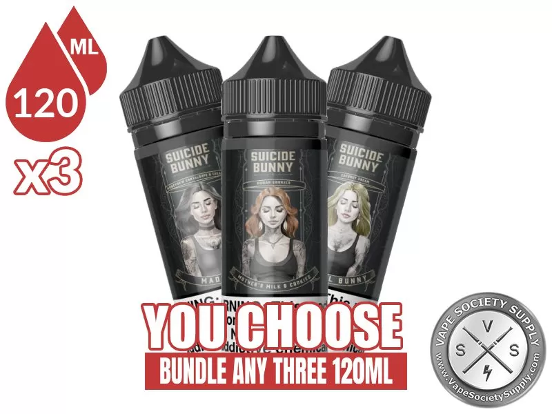 Suicide Bunny Bundle 3x120ml (360ml)