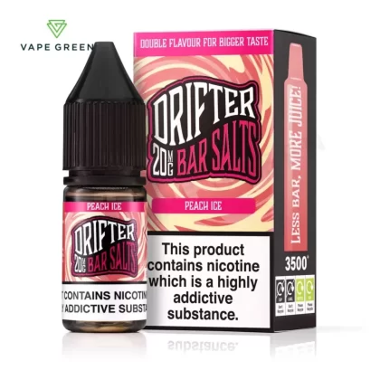 Peach Ice Nic Salt E-Liquid by Drifter Bar Salts - Eliquidsupply
